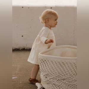 Sora Dress in Shell Flocking | Little Rowe x Jackson Rowe | 2T